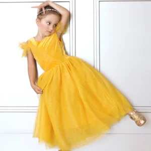 Robe princesse yellow