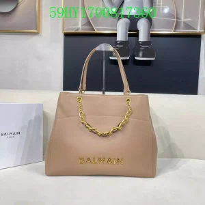 BALMAIN tote bag-straps adjust longer for a lower fit