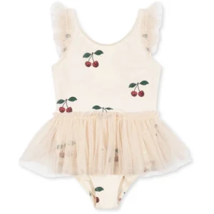 Maillot de bain tulle cerises
