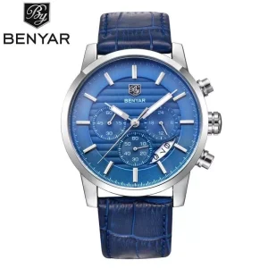 Montre Benyar Premium Cuir – Bleu