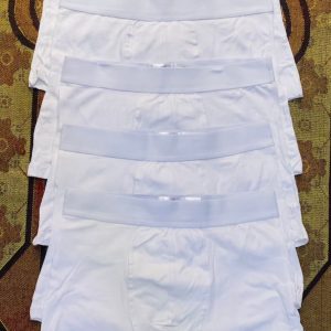 CALECON BLANC EN COTON POU HOMME DOUZAINE