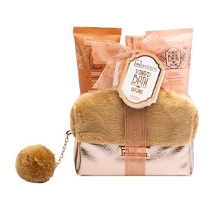 IDC INSTITUTE 42271 SCENTED BATH BRONZE BAG SET 4PCS