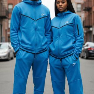 Nike Sportswear LONG CREW – Sweatshirt – game royal/bleu