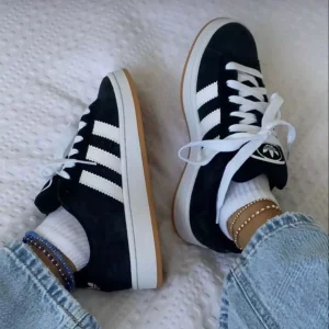 adidas Campus 00s Core Black Gum Sole Sneakers