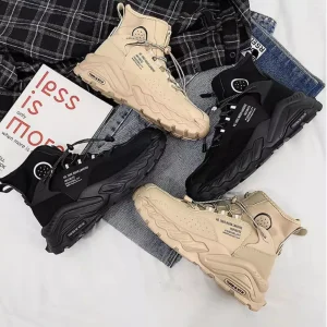 Baskets montantes et décontractées pour hommes