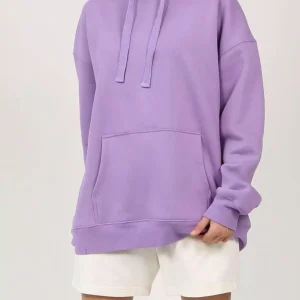 Lyriq Unisex-Adult Wool Blend Hooded Neck Hoodies (Purple_S)