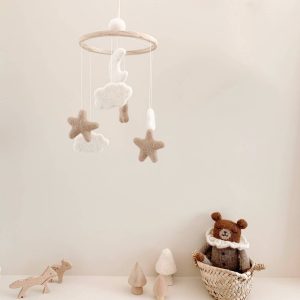 Mobile bébé Etoiles, Lunes et Nuages