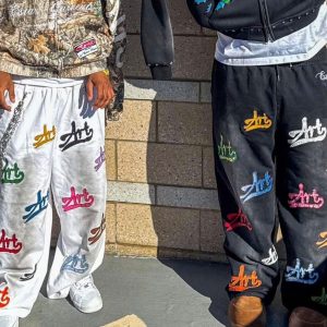 Colorful Graffiti Haruku Sweatpants Street Jogging
