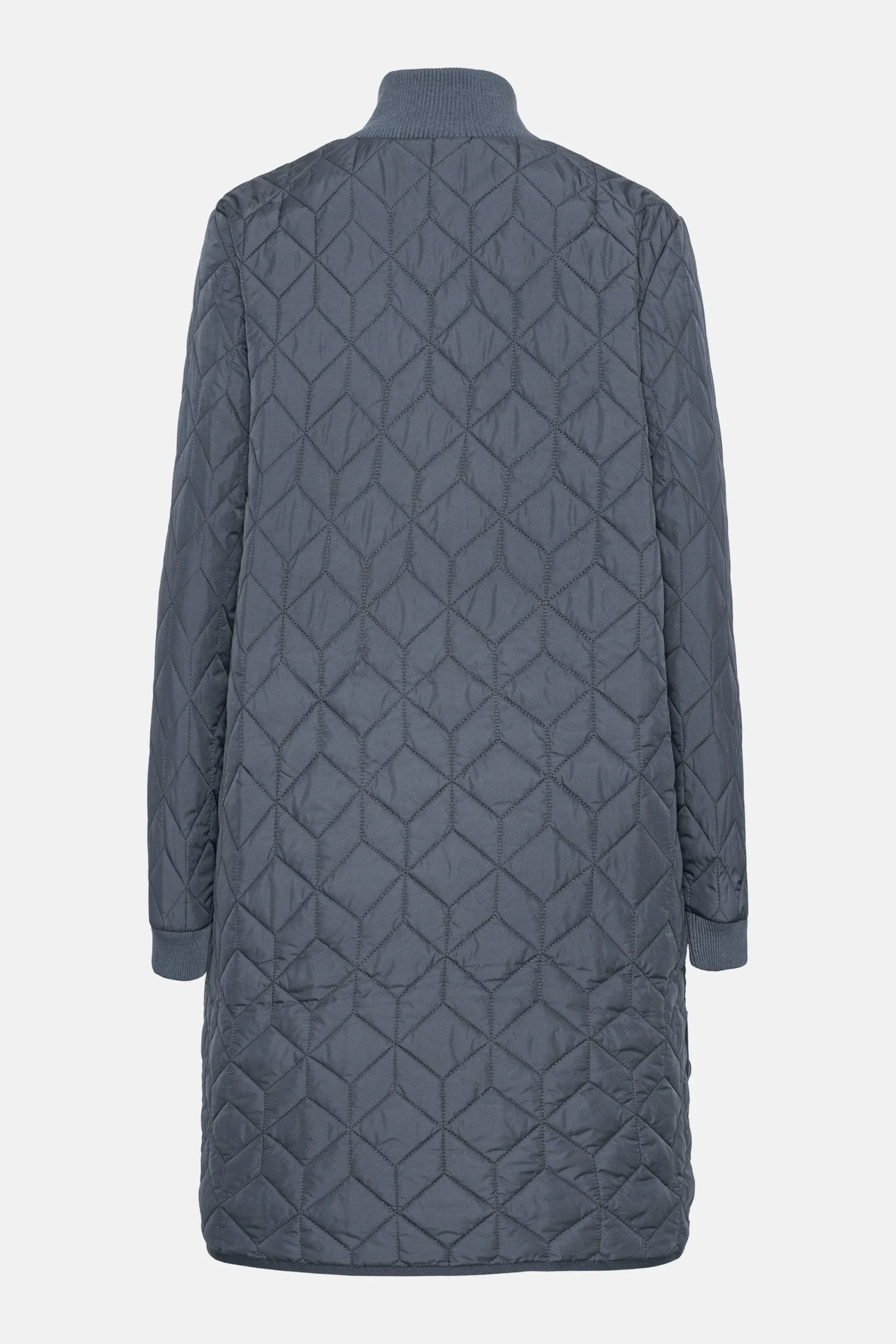 Veste Longue Matelassée - Ombre Blue – Image 7