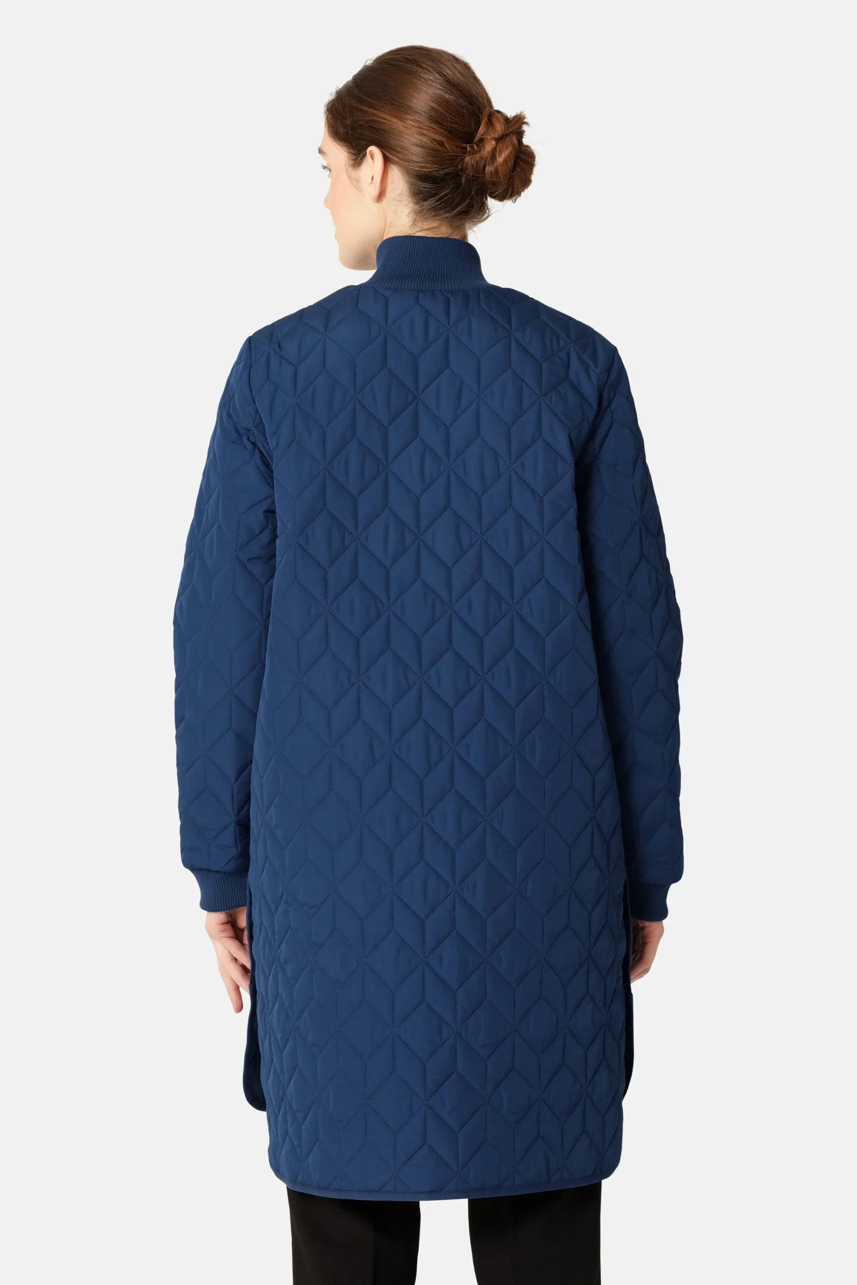 Veste Longue Matelassée - Estate Blue – Image 4