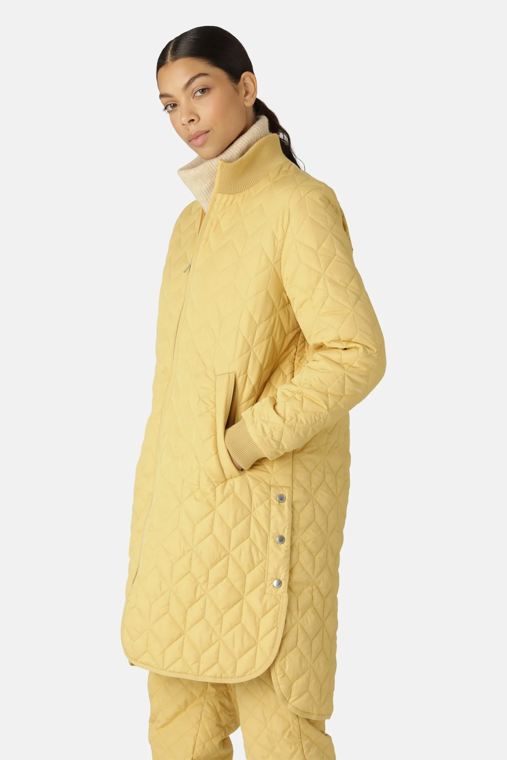 Veste Longue Matelassée - Marigold – Image 3