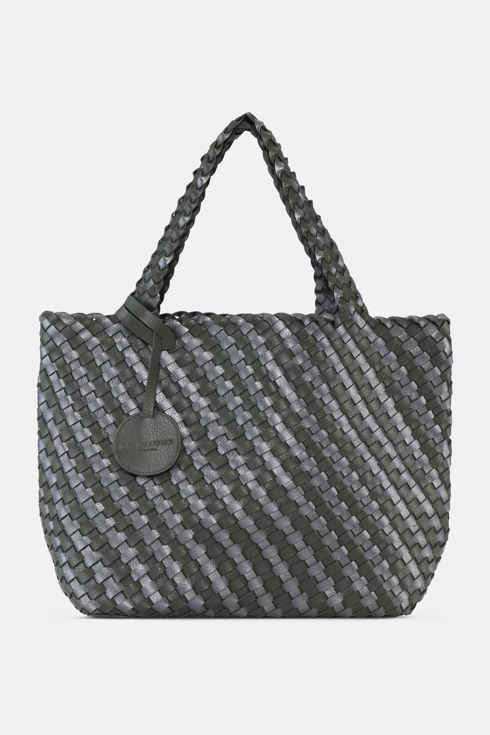 Tote Bag Tressé - Army Gun Metal – Image 2