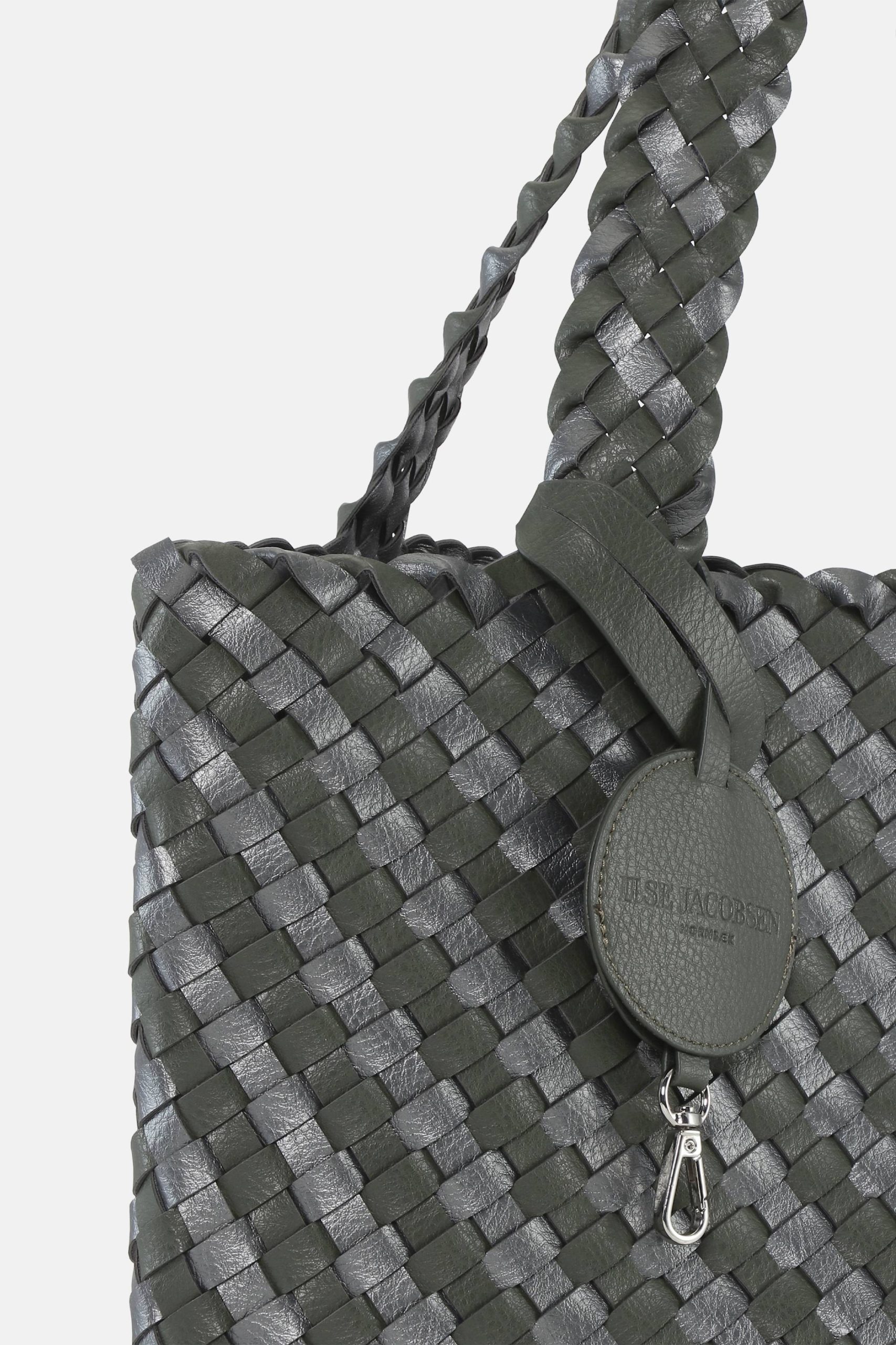 Tote Bag Tressé - Army Gun Metal – Image 5
