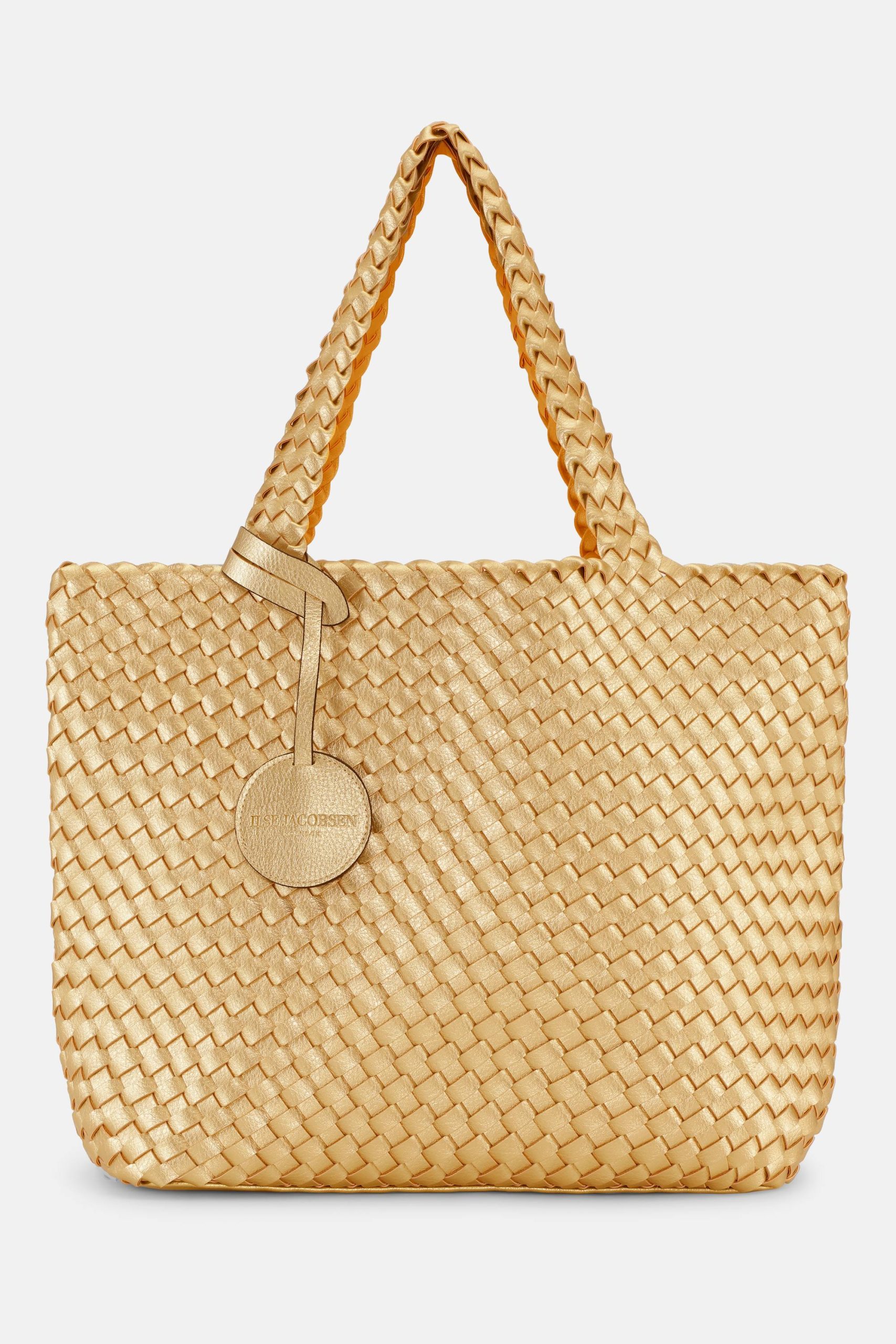 Tote Bag Tressé - Golden Nugget Golden Nugget Metallic – Image 3