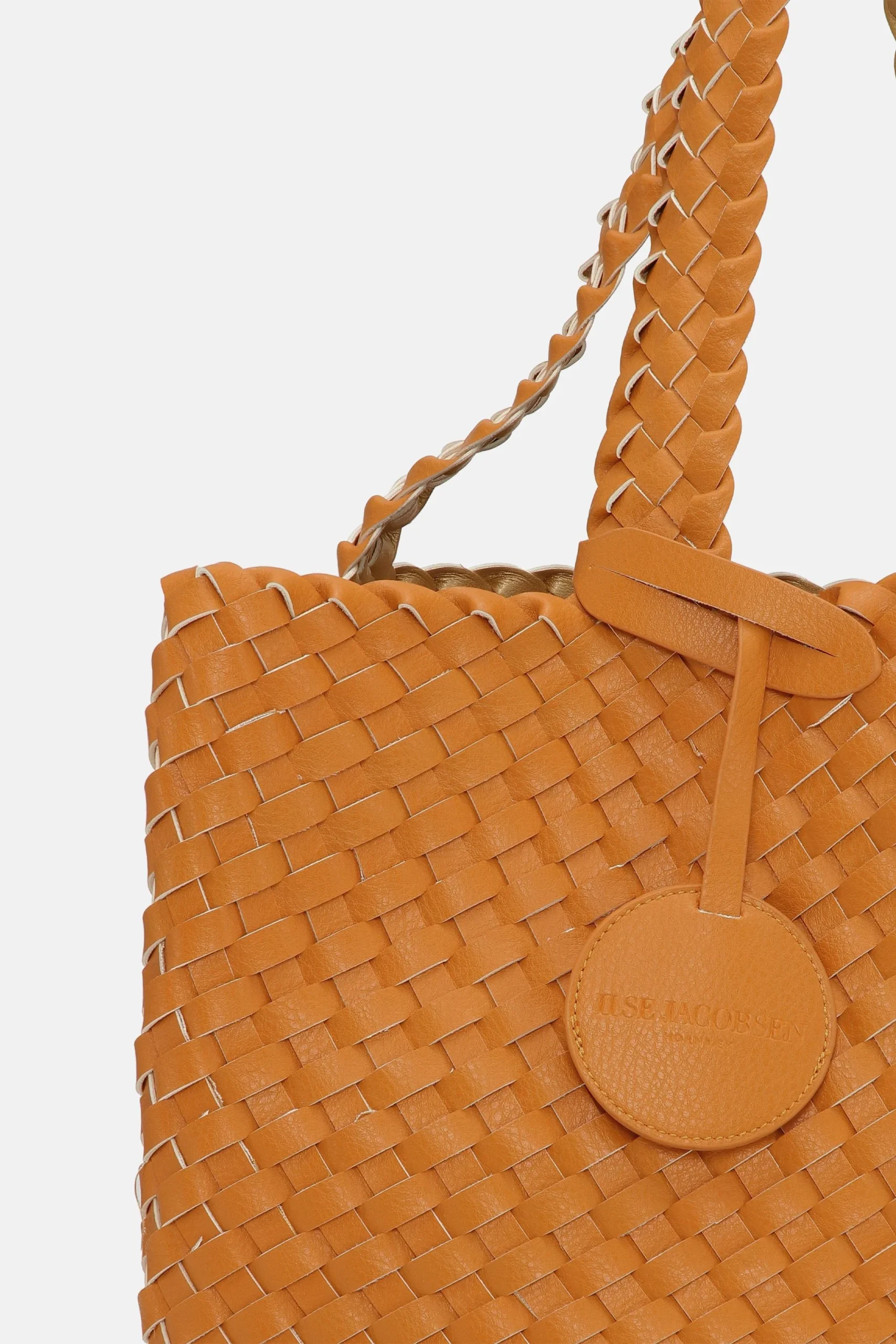 Tote Bag Tressé - Golden Nugget Golden Nugget Metallic – Image 6