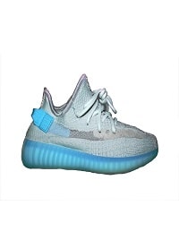 CHAUSSURE BASKET YEEZY bleu blanc