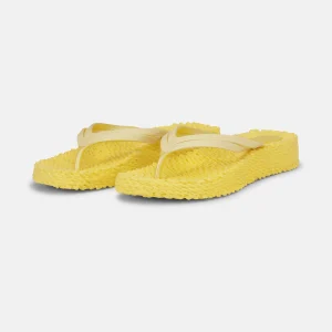 Tongs à Plateforme Pailletées - Pale Banana