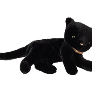 Maileg :  Peluche chaton endormi, Medium - Noir