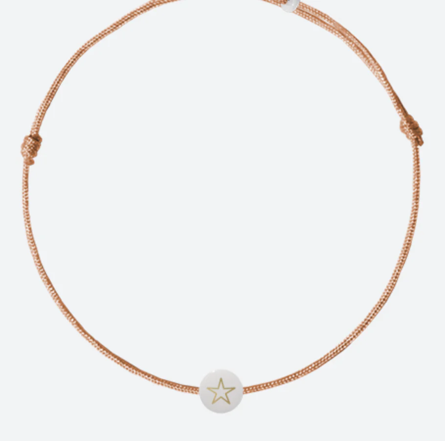 Bracelet précieux céramique kids : étoile ☆