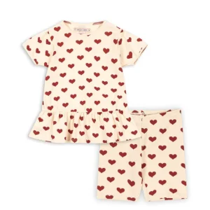 Ensemble coeurs rouge