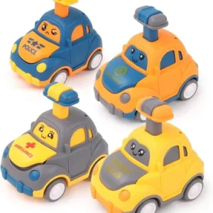 Voitures humoristiques à friction poussoir