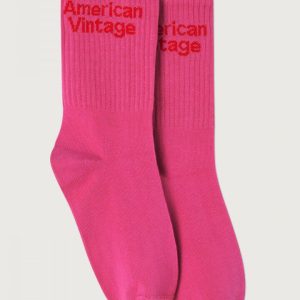 American Vintage : Chaussettes enfants Américain Vintage Rose
