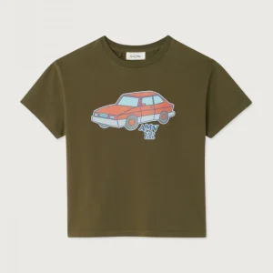 American Vintage : Tee-shirt Fizvalley Kaki