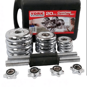 Jeu de haltère avec valise