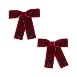 Lot de 2 barrettes juliette bow