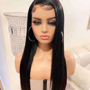 Perruque en cheveux naturels