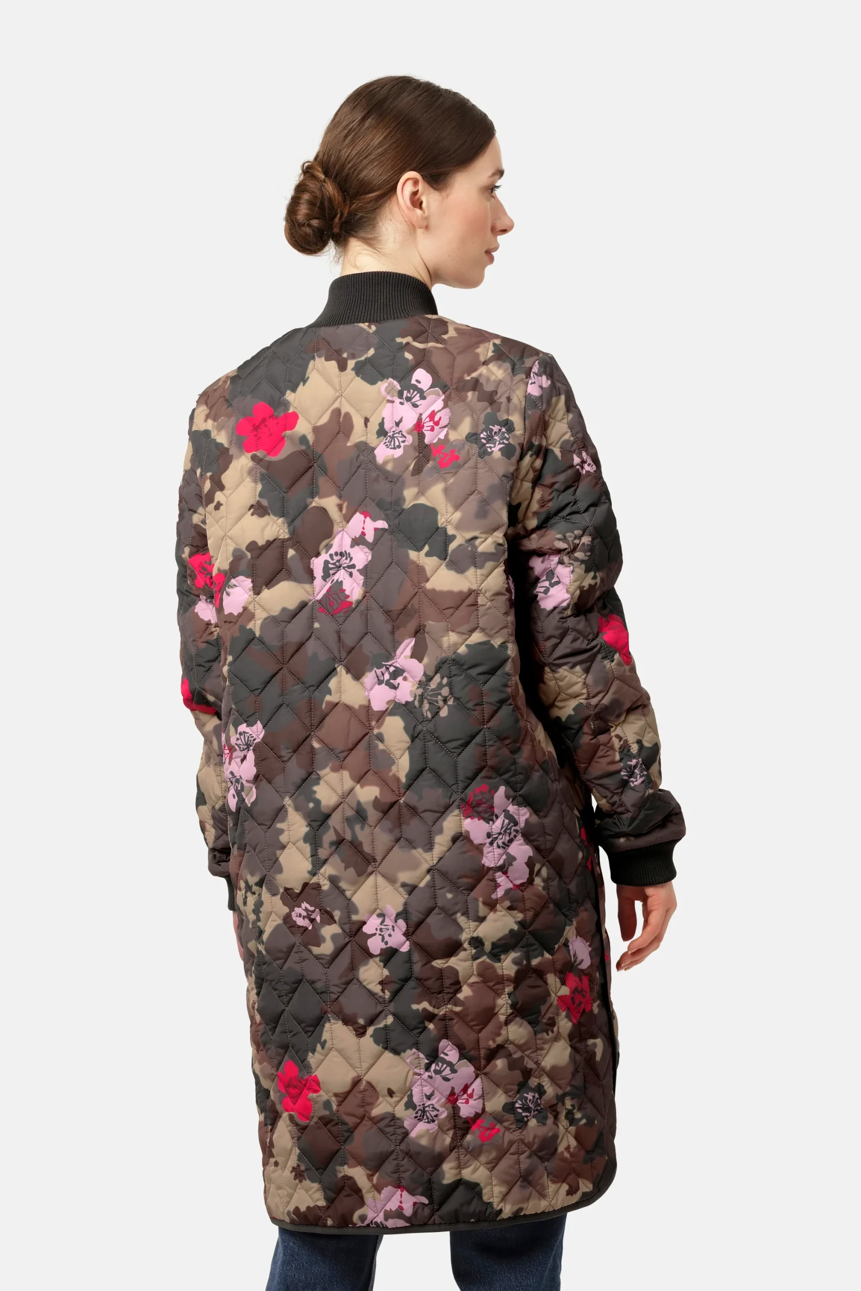 Manteau matelassé - Motif camouflage floral – Image 4