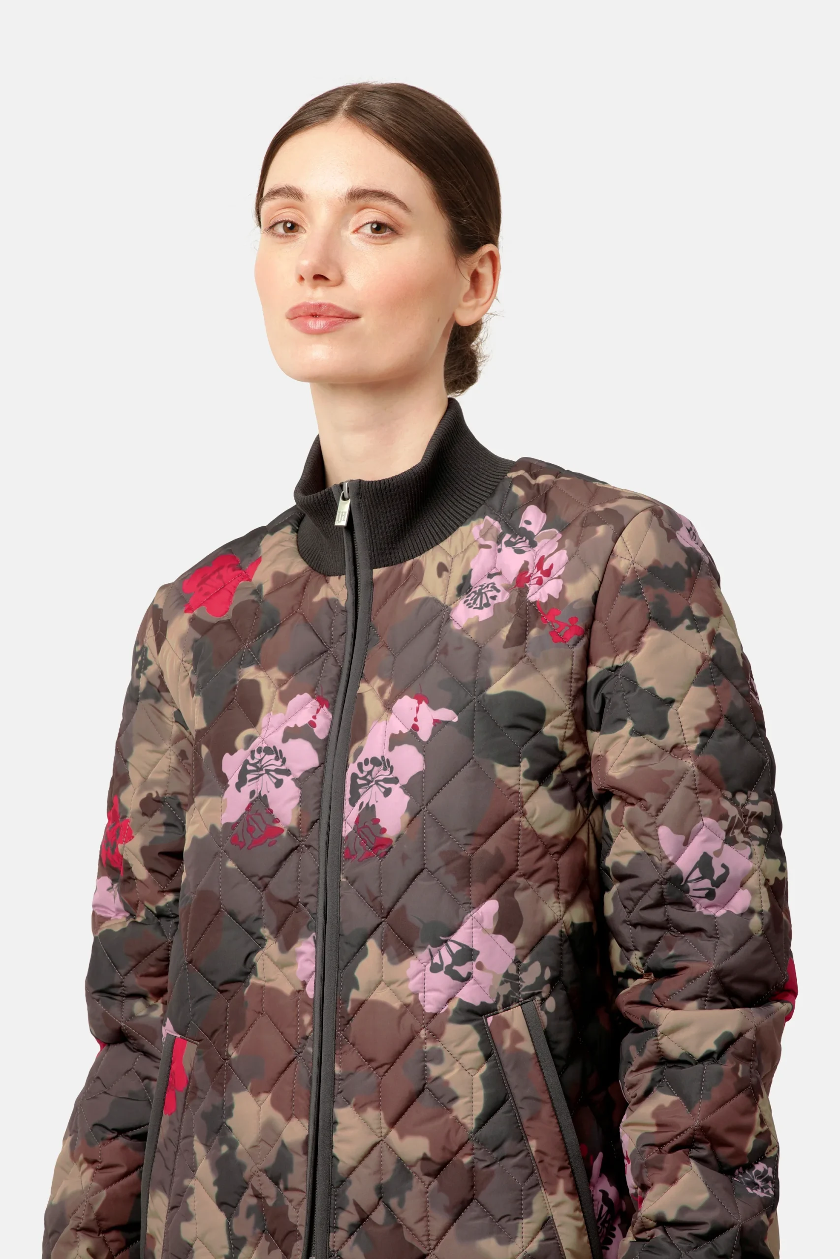 Manteau matelassé - Motif camouflage floral – Image 5