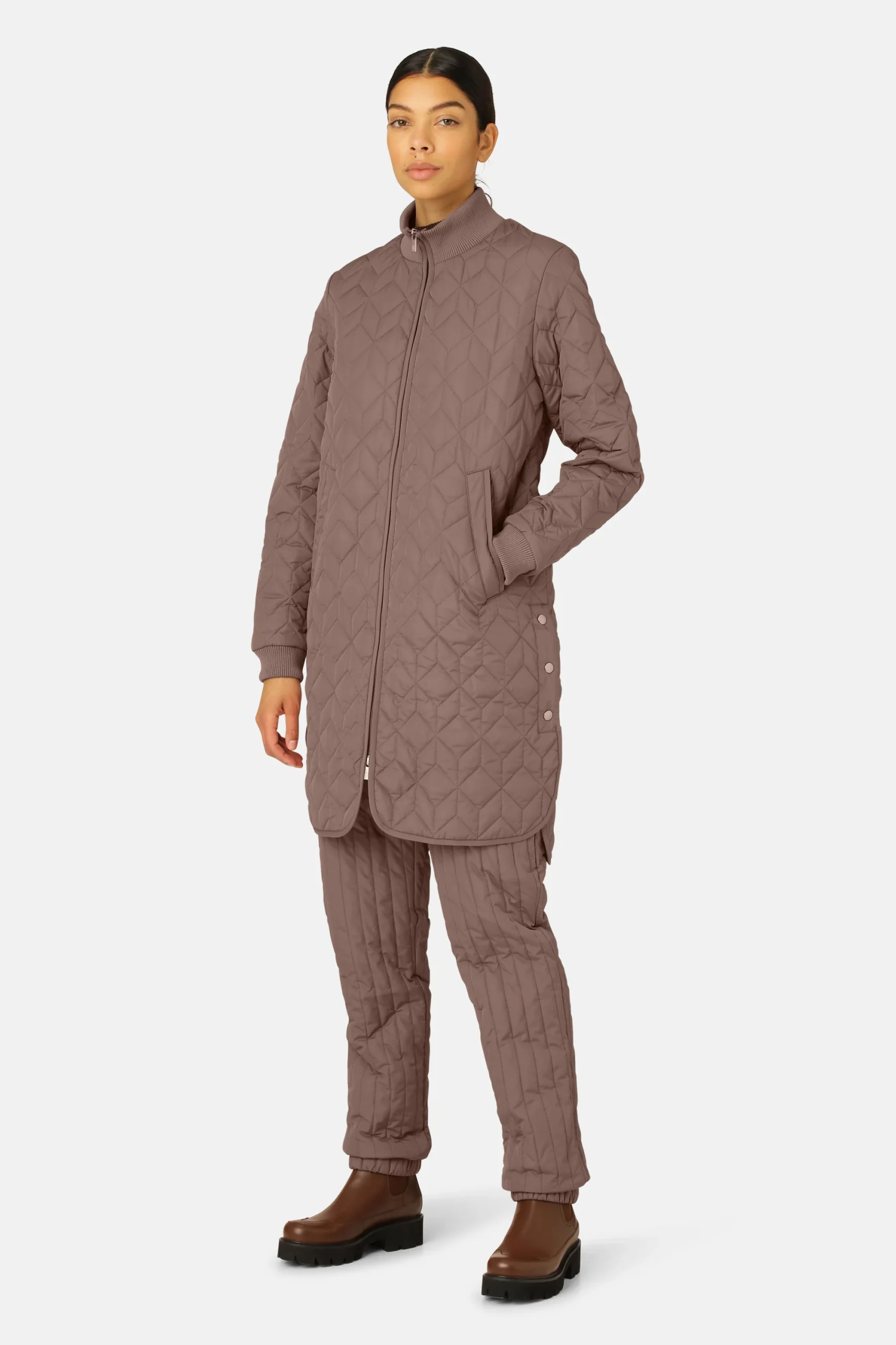 Manteau Quilt - Vieille Lavande – Image 2