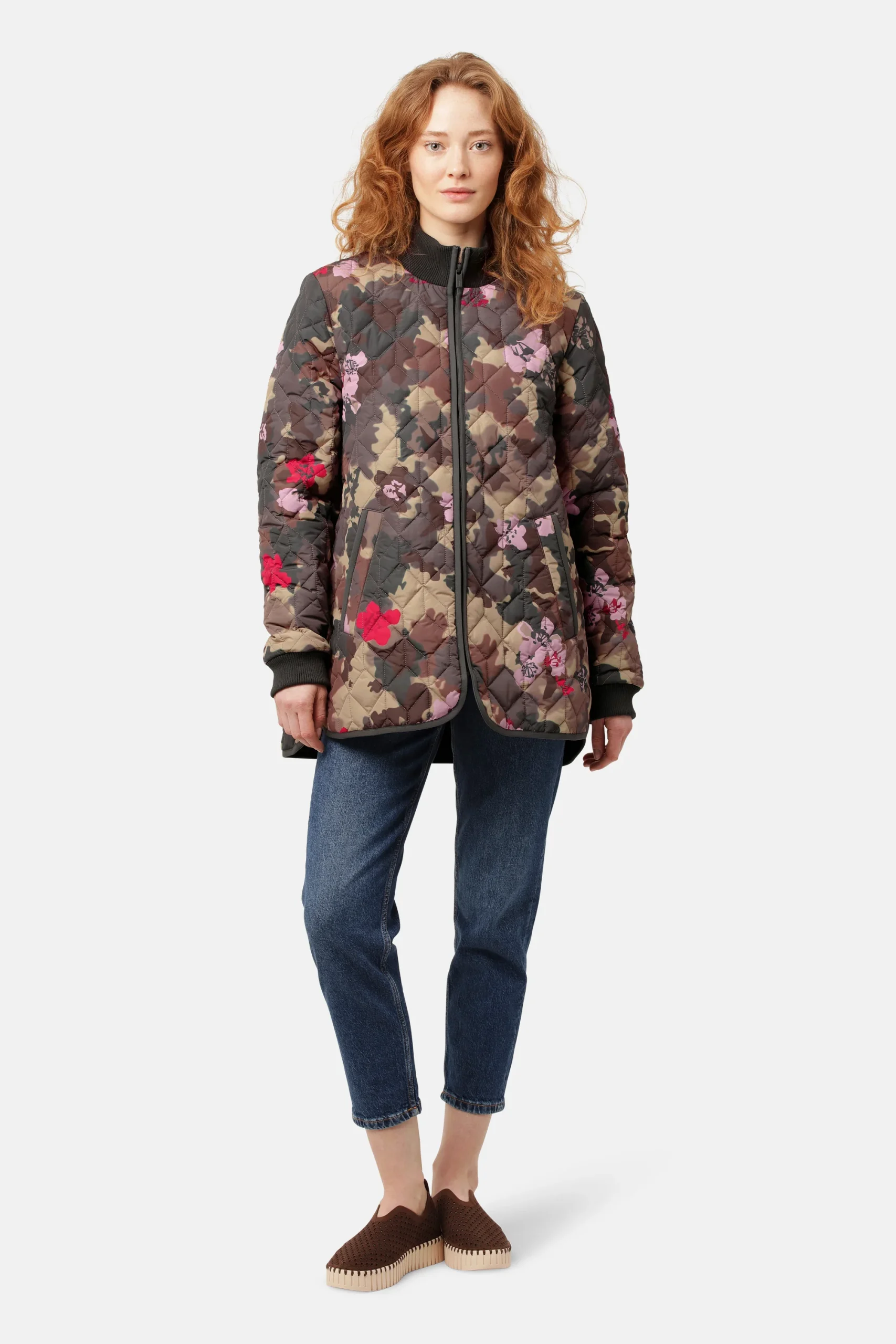 Veste matelassée - Motif camouflage floral – Image 2