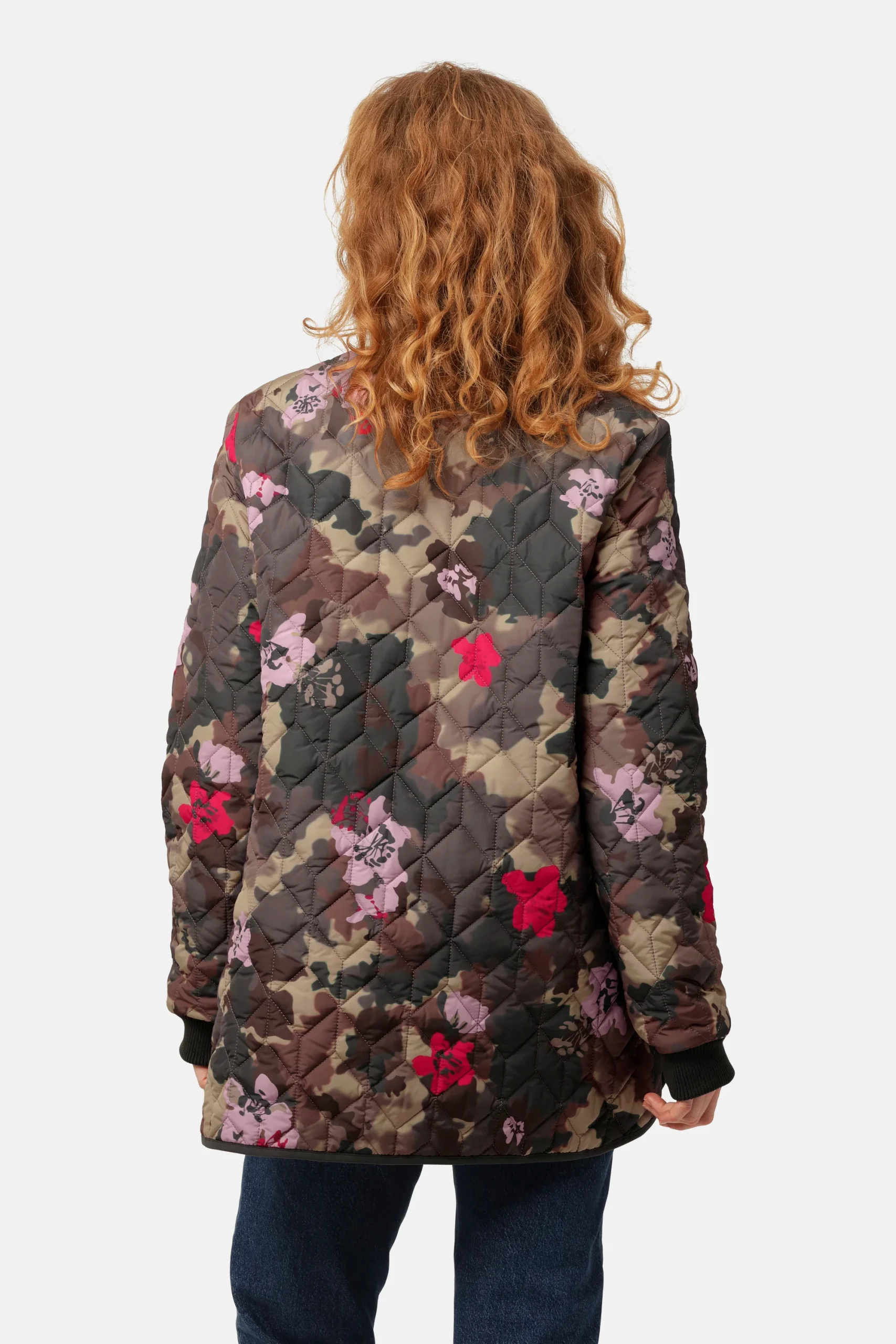 Veste matelassée - Motif camouflage floral – Image 4