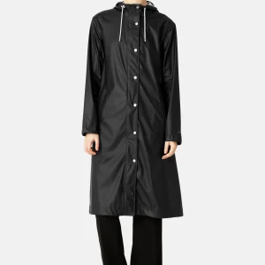 Long Rain Jacket - Black Beauty