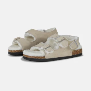 Sandale à lanières - Sable blanchi