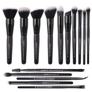 Set de 15 pinceaux kabuki teint & yeux Zoreya