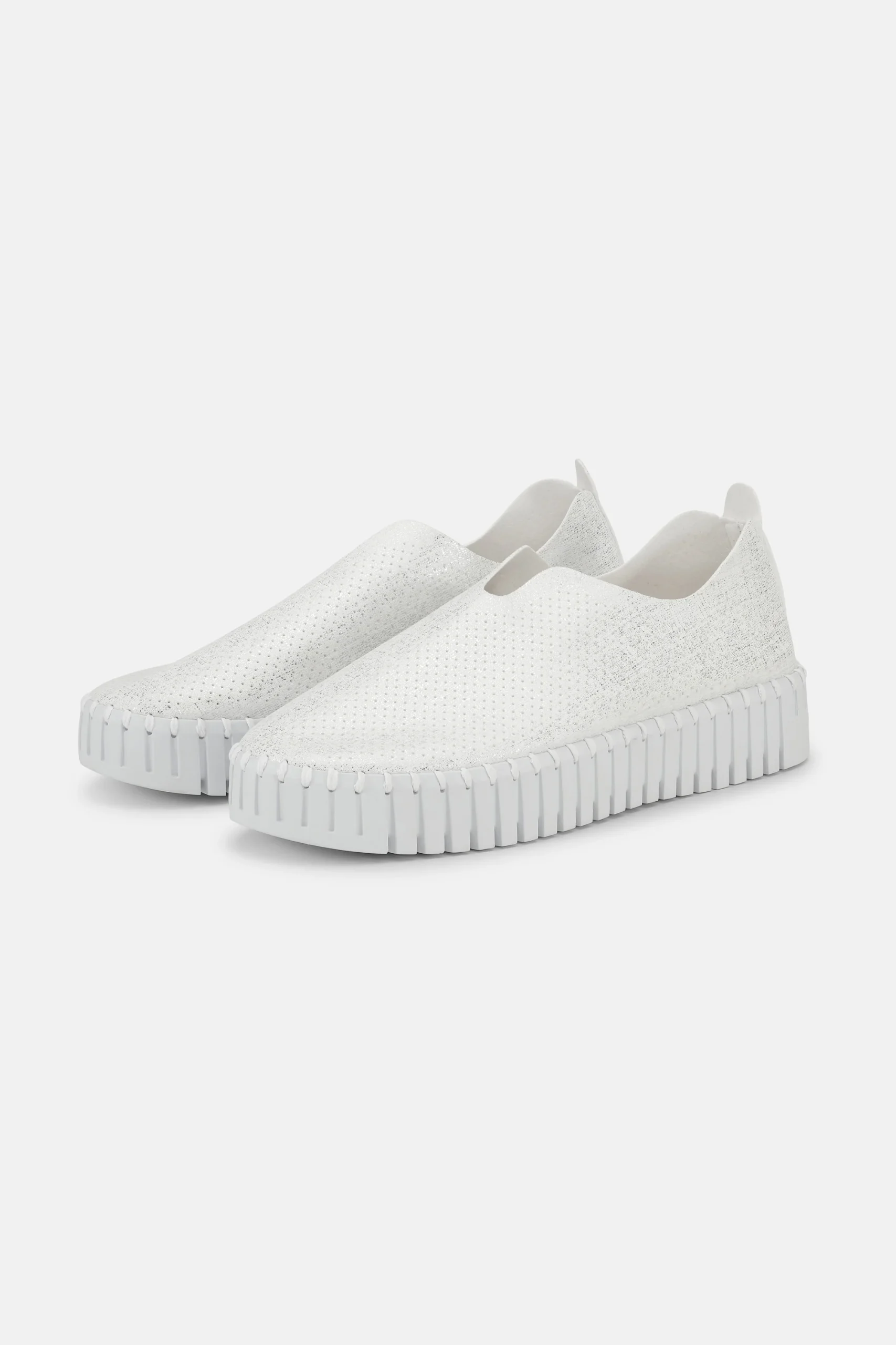 Tulip Chaussures Plateforme Pailletées - White White – Image 2