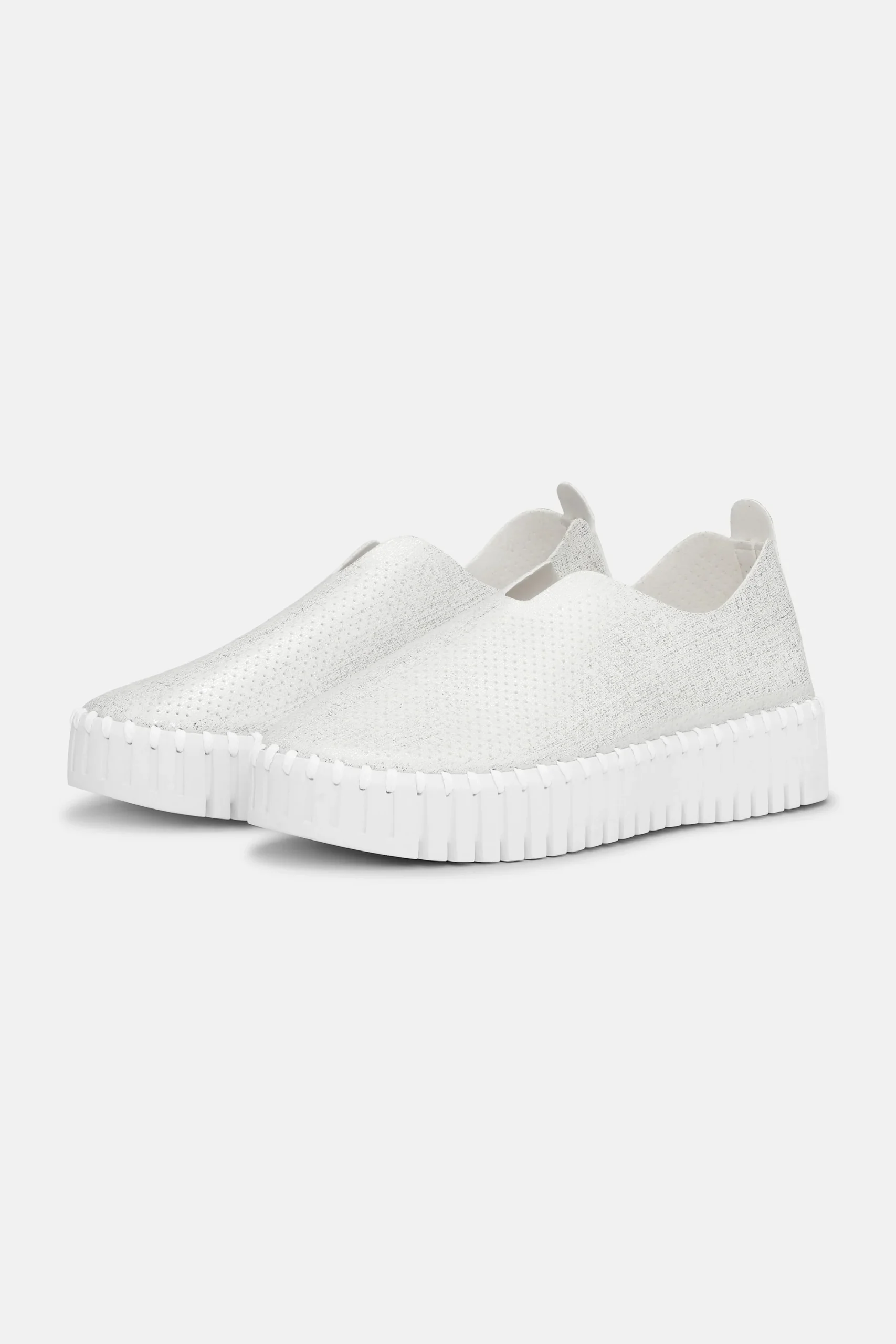 Tulip Chaussures Plateforme Pailletées - White White – Image 3