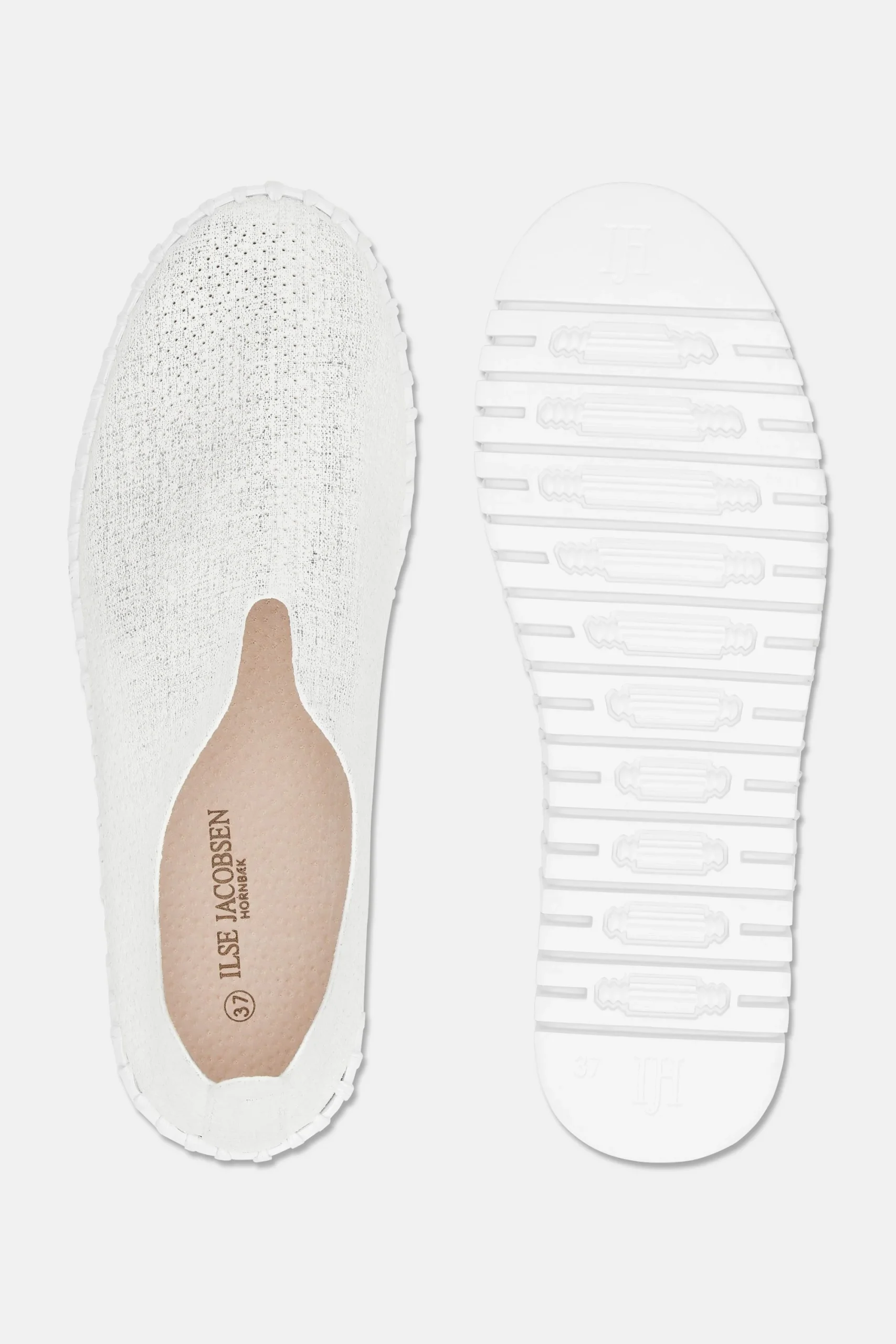 Tulip Chaussures Plateforme Pailletées - White White – Image 9