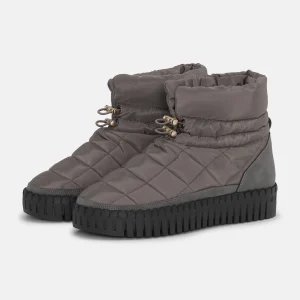 Tulip Padded Winter Boot - Grey Black