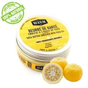 WAAM Beurre de Karité naturel à l’huile de Yuzu