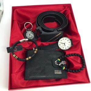 Ensemble bracelets homme plus montre et porte feuille