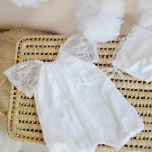 Barboteuse Salomé blanche