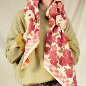 Big Foulard Latika "Bloom" Macadamia