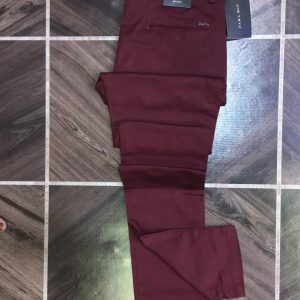 Pantalon rouge Bordeaux