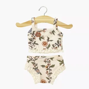 Gordi : Les P'tits Basiques - Dessous fille en jersey Gisèle et sa dentelle