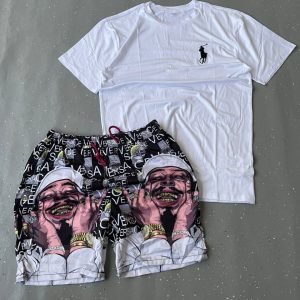 ENSEMBLE T SHIRT POLO AVEC SHORT