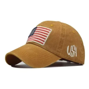 Casquette USA – Jaune